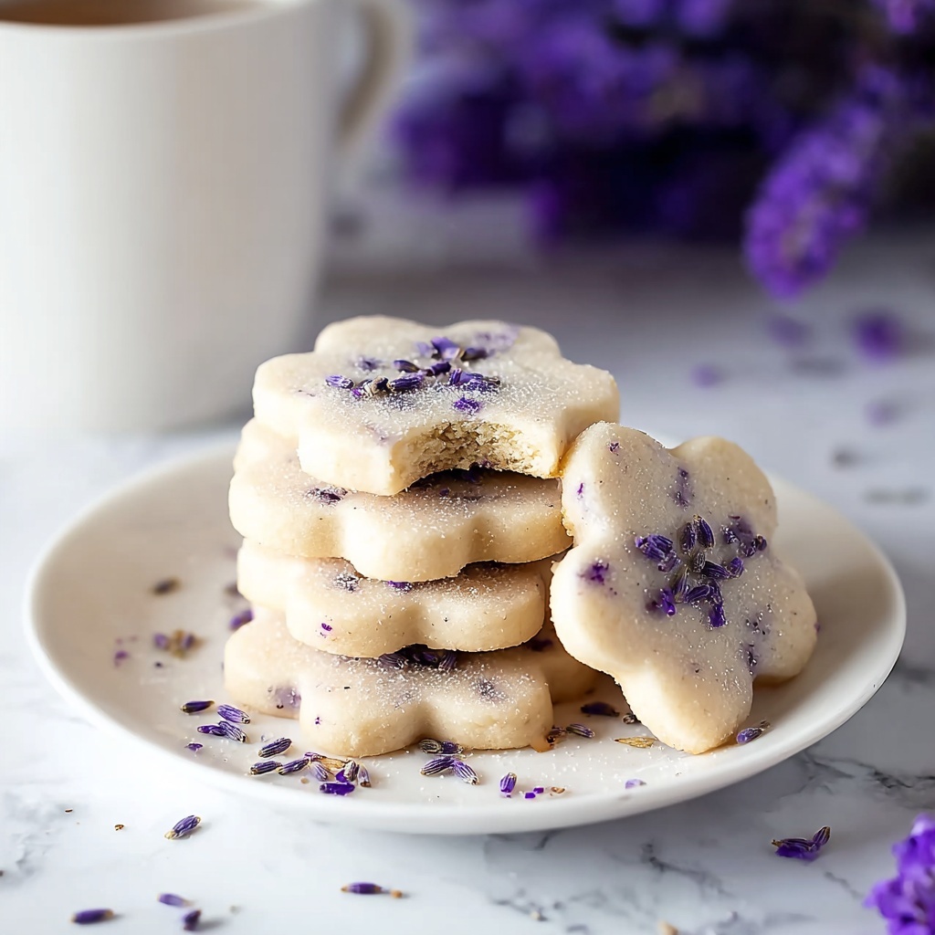 Lavender Shortbread Cookies Recipe - Recipe Image