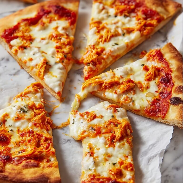 Buffalo Chicken Pizza with Blue Cheese and Fresh Herbs Recipe