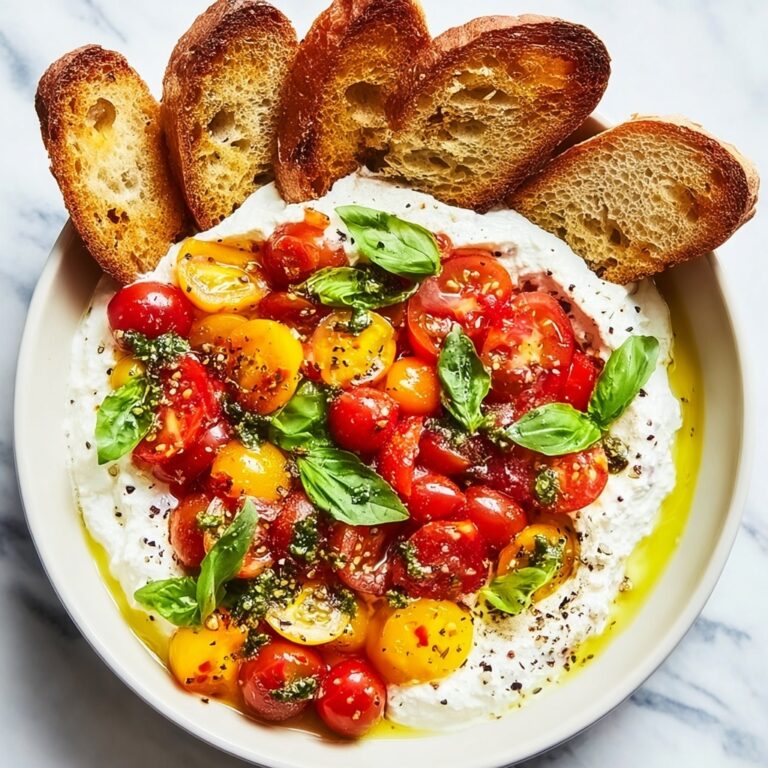 Whipped Feta Bruschetta Dip Recipe