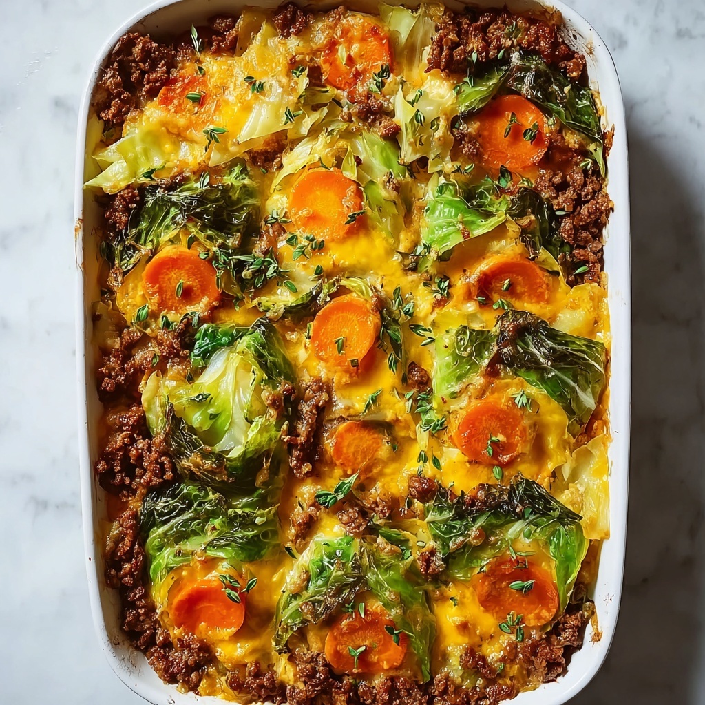 Ultimate Cabbage Hamburger Casserole for Cozy Dinners Recipe - Recipe Image