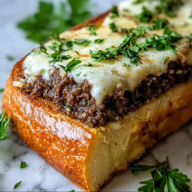 Cheesesteak-Stuffed Garlic Bread Loaf Recipe