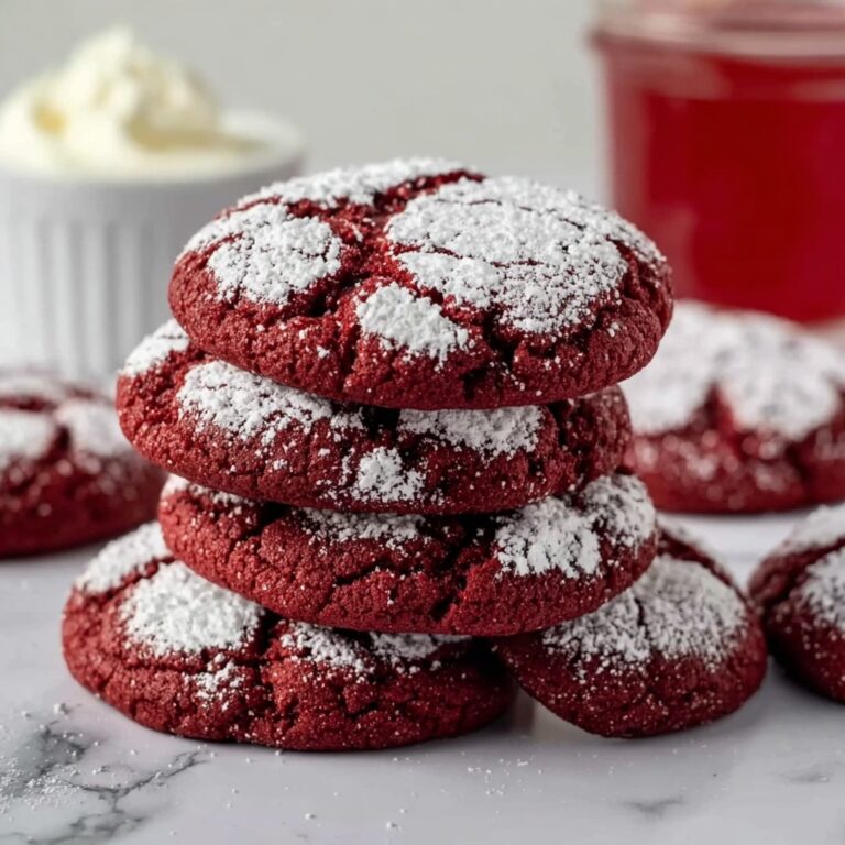 Red Velvet Crinkle Cookies: Soft, Chewy Perfection Recipe