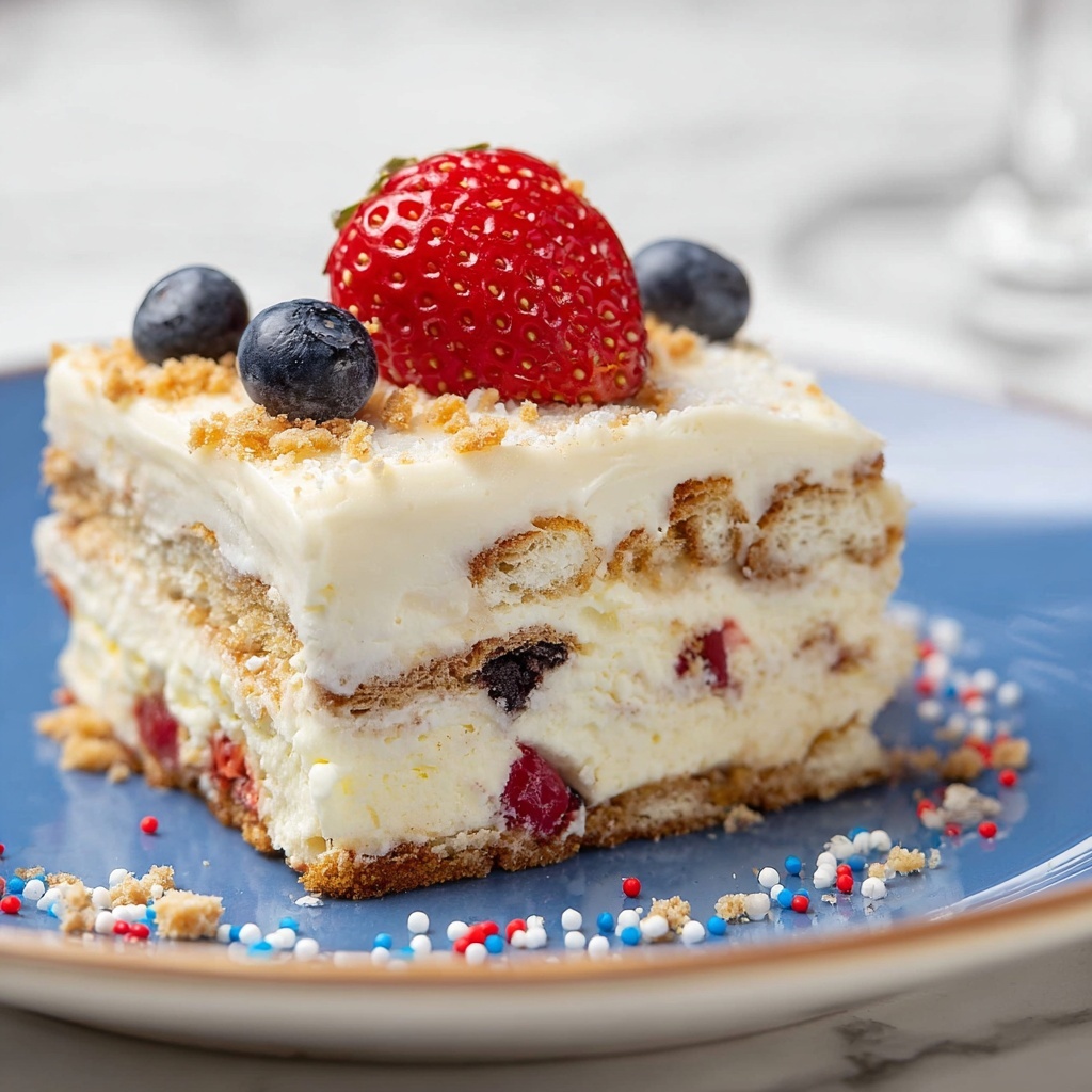 Triple Berry Icebox Cake Recipe - Recipe Image