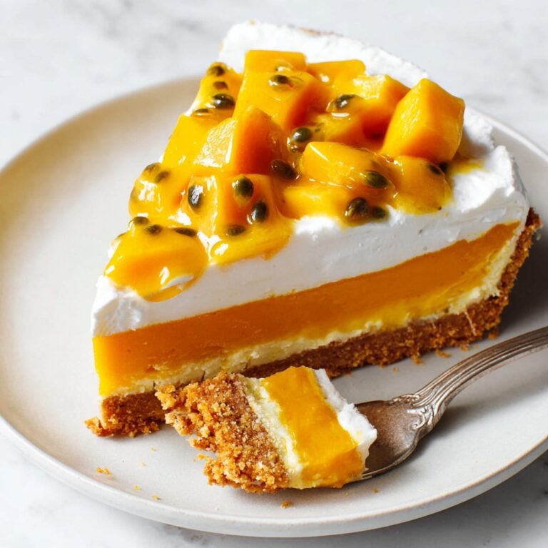 Vegan Mango Tart with Passion Fruit and Cookie Crust Recipe