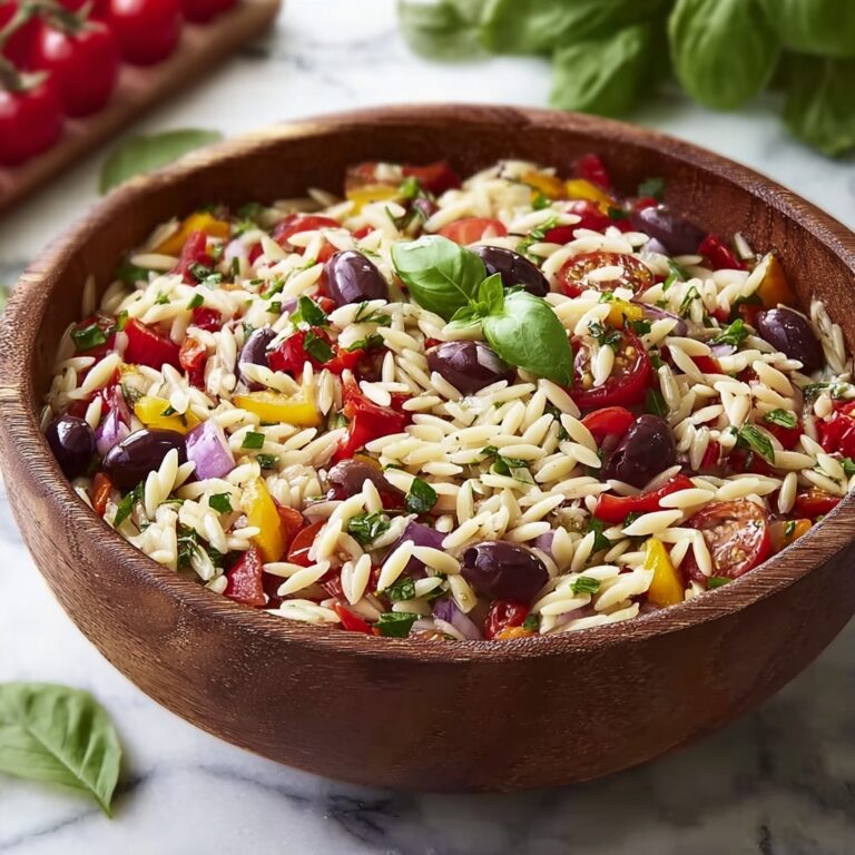Mediterranean Healthy Orzo Salad Recipe