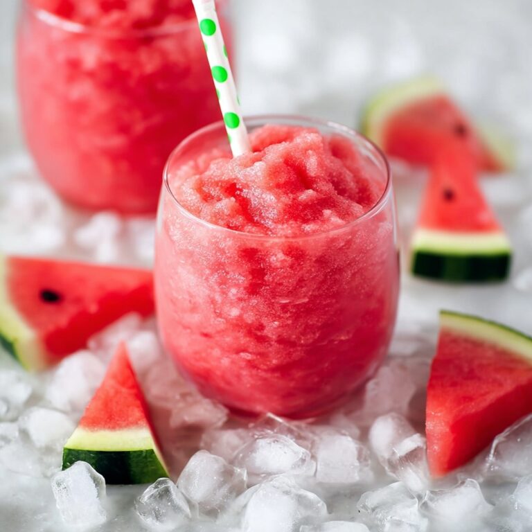 Watermelon Lemonade Slushies Recipe