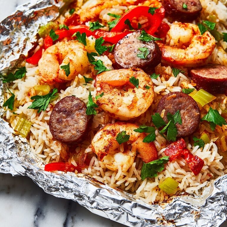 Jambalaya Foil Packets Recipe