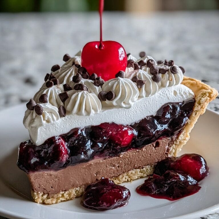 Chocolate Cherry Cream Pie Recipe