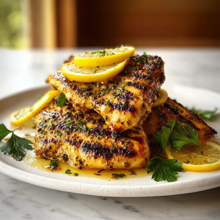 Zesty Grilled Lemon Chicken Breast Recipe
