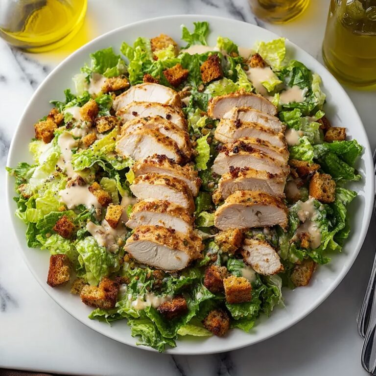 Best Chicken Caesar Salad with Homemade Croutons Recipe