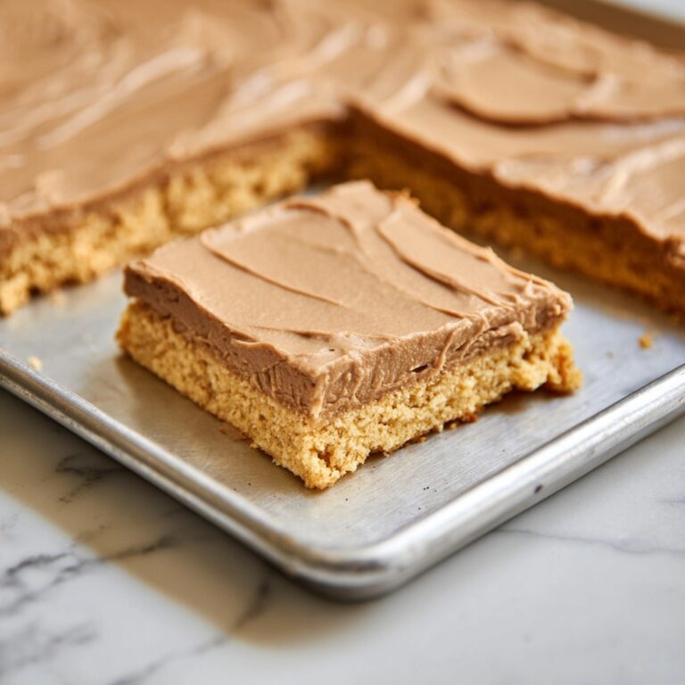 Lunch Lady Peanut Butter Bars Recipe