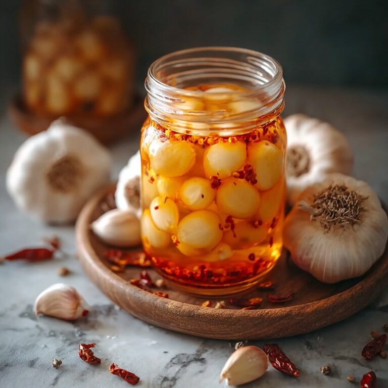 Spicy Pickled Garlic (TikTok Copycat) Recipe