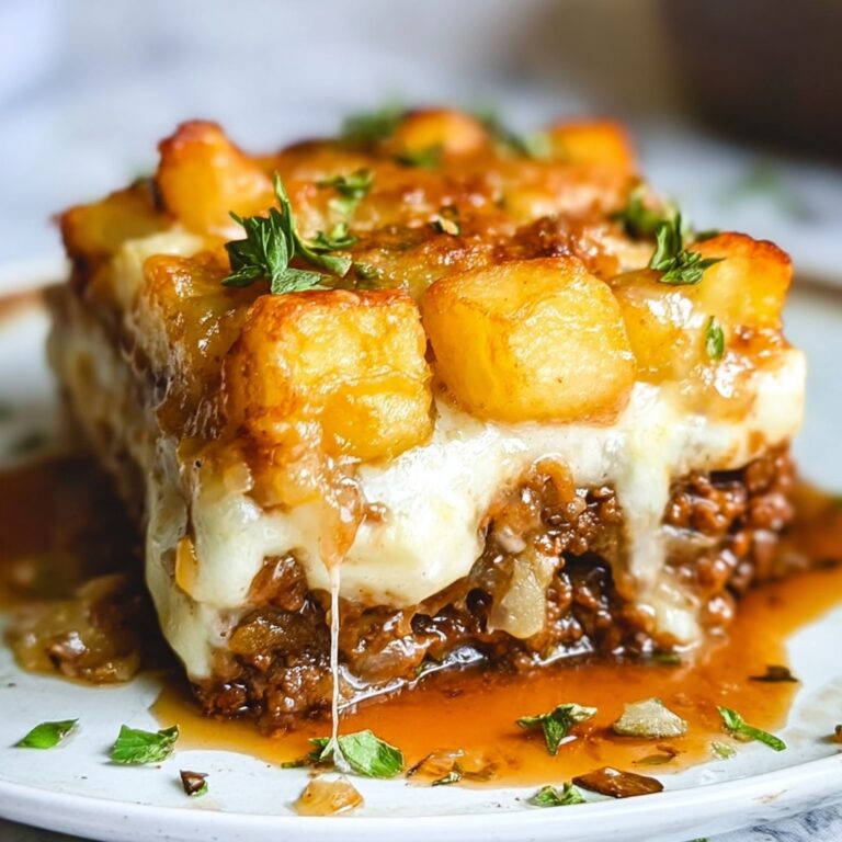 Cheesy Tater Tot Meatloaf Casserole Recipe