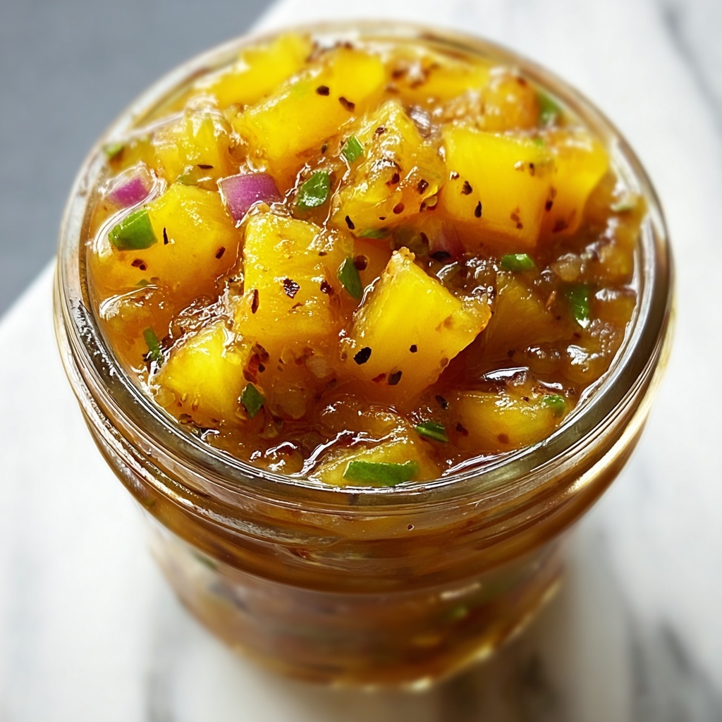 Spicy Pineapple Jalapeño Chutney Recipe - Recipe Image