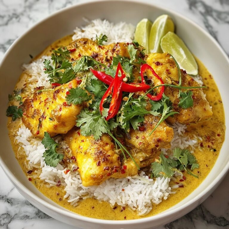 Coconut Lime Fish Curry with Jasmine Rice Recipe