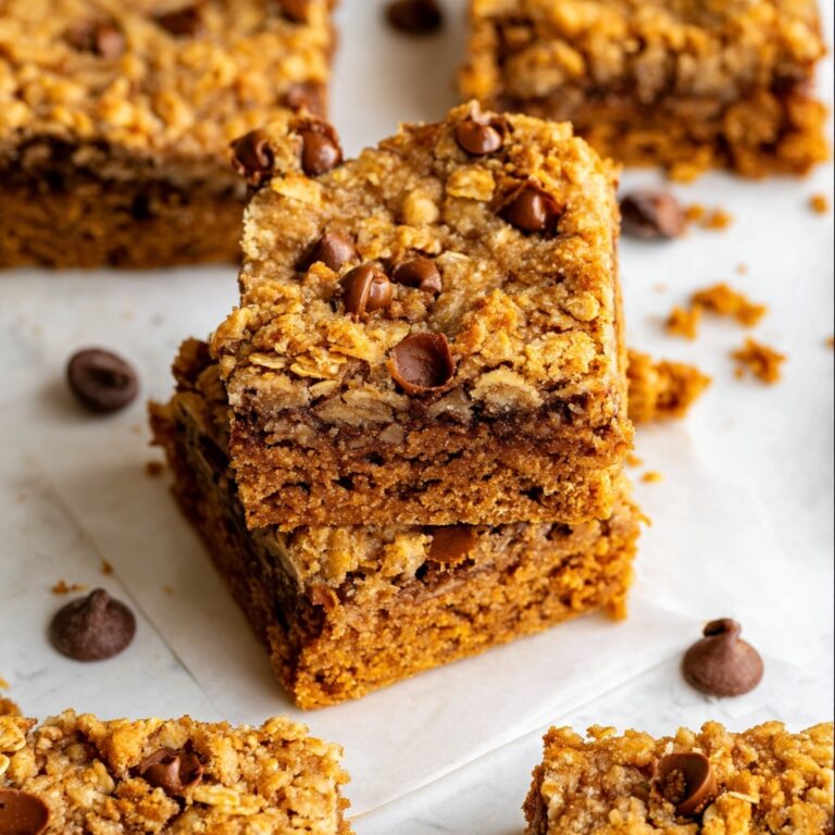 Pumpkin Oatmeal Bars Recipe