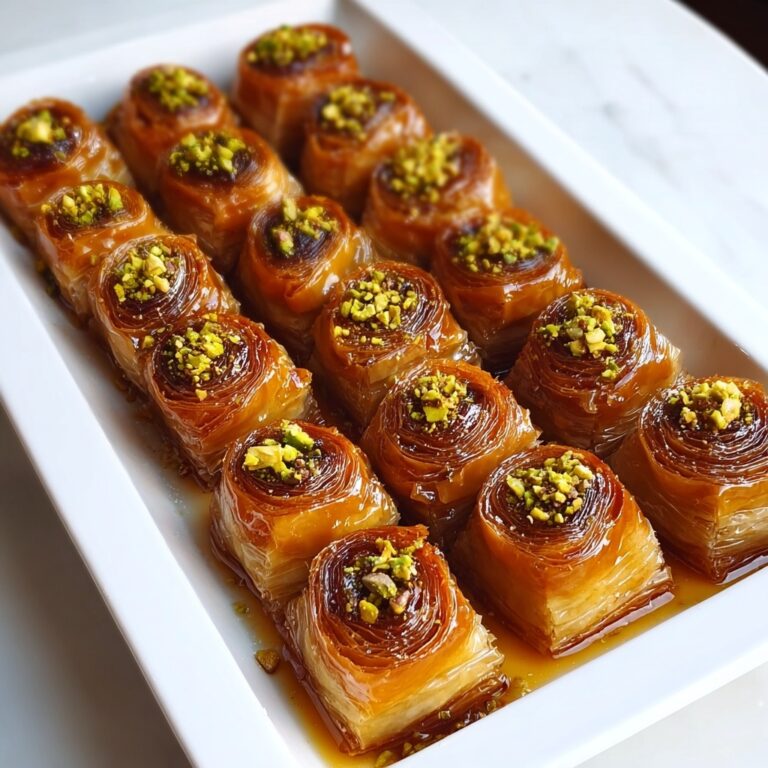 Baklava Scrolls with Five Ingredients Recipe