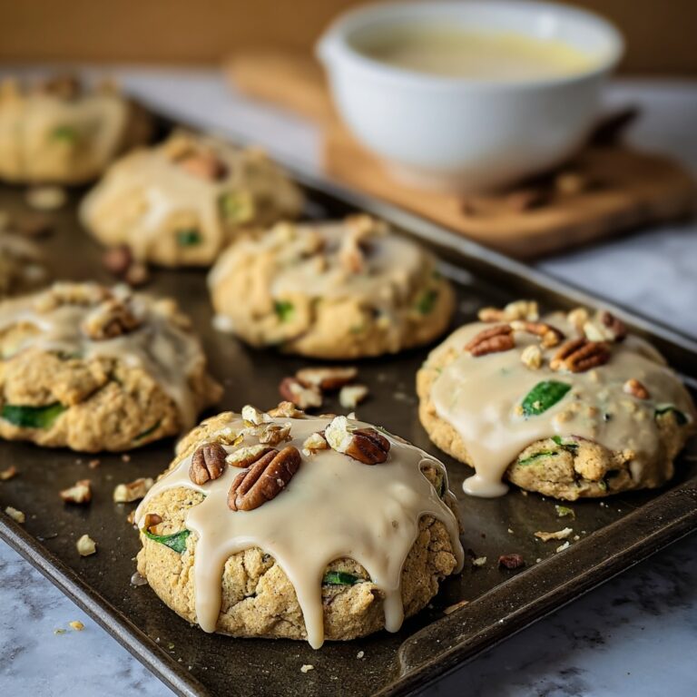 Zucchini Bread Cookies with Brown Butter Glaze Recipe