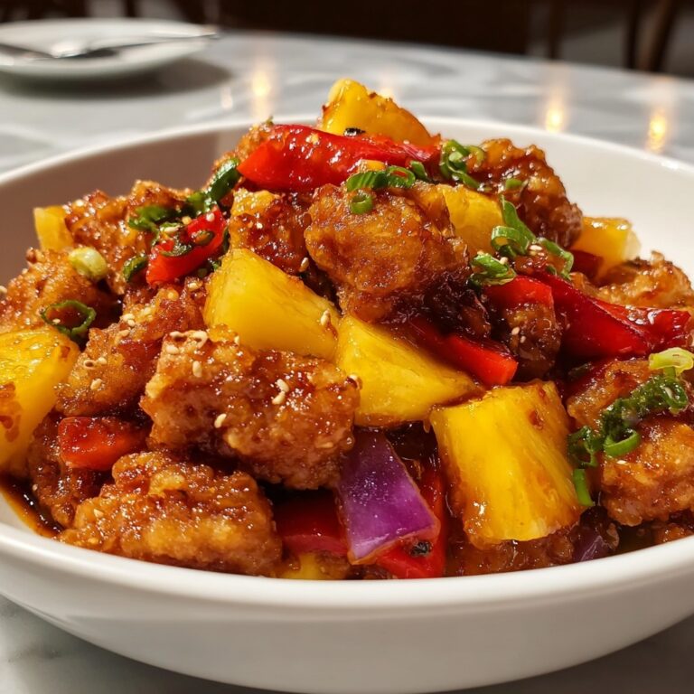 Sweet and Sour Chicken with Pineapple Recipe