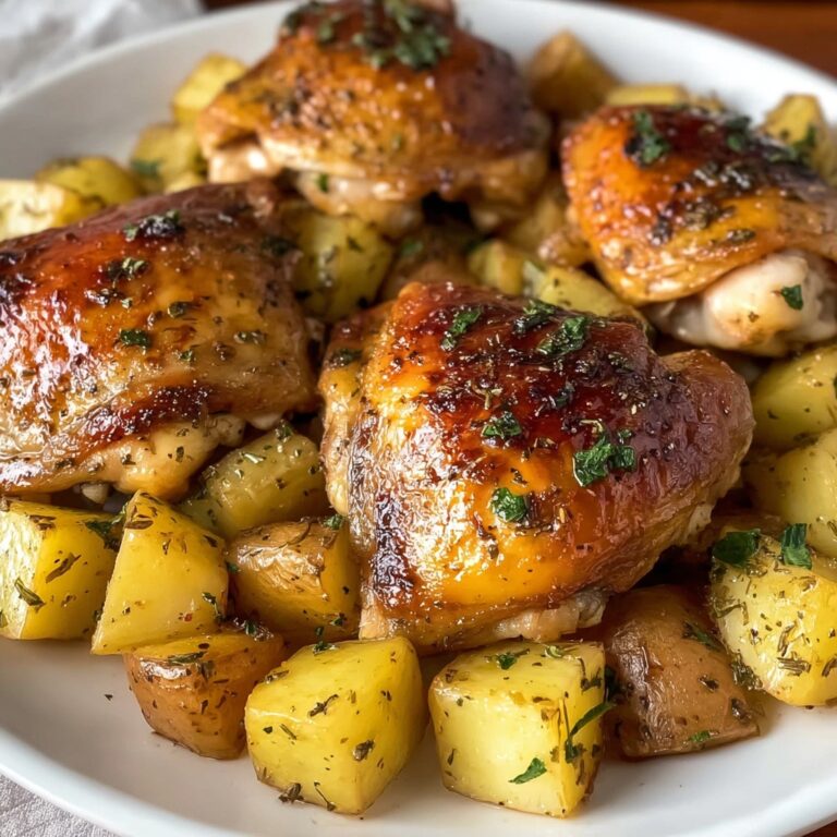 Lemon Herb Chicken & Potatoes: 5 Steps to Flavor Bliss Recipe