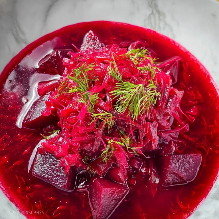 Ukrainian Beet Soup (Borscht) in Pressure Cooker Recipe