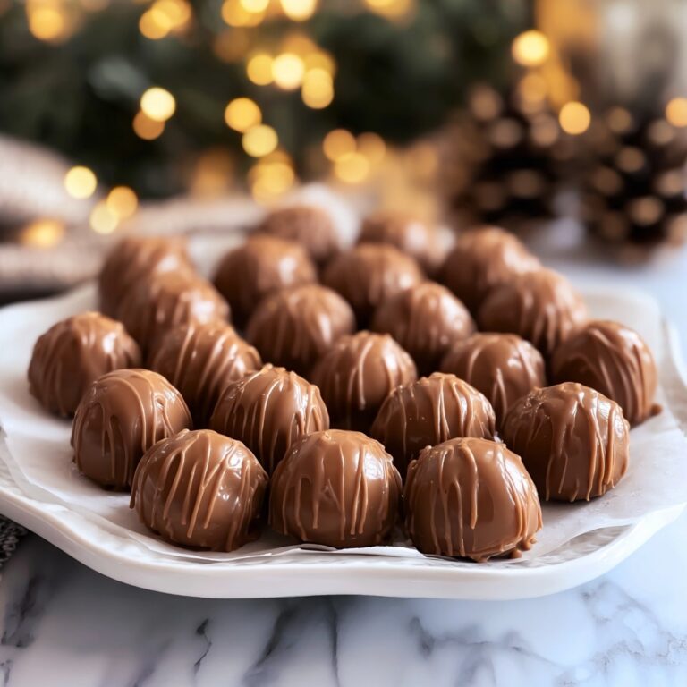 Chocolate-Coated Peanut Butter Balls Recipe