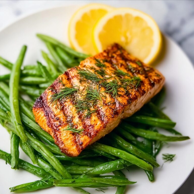 Lemon-Dill Crusted Air Fryer Salmon Recipe